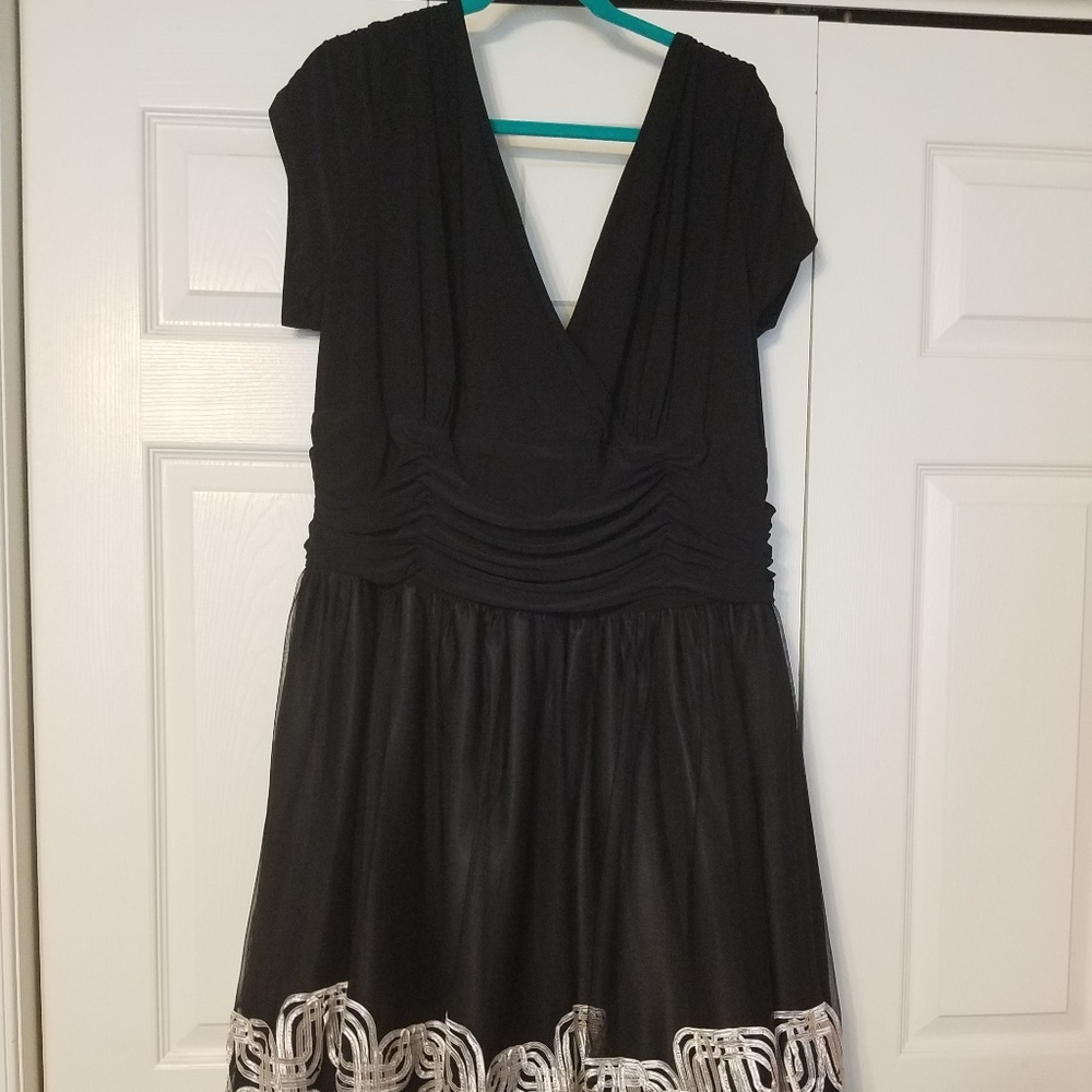 Black and Cream Dress